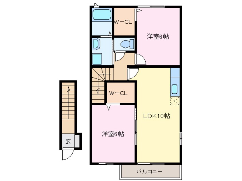 間取図 ミルトフリーデⅢ