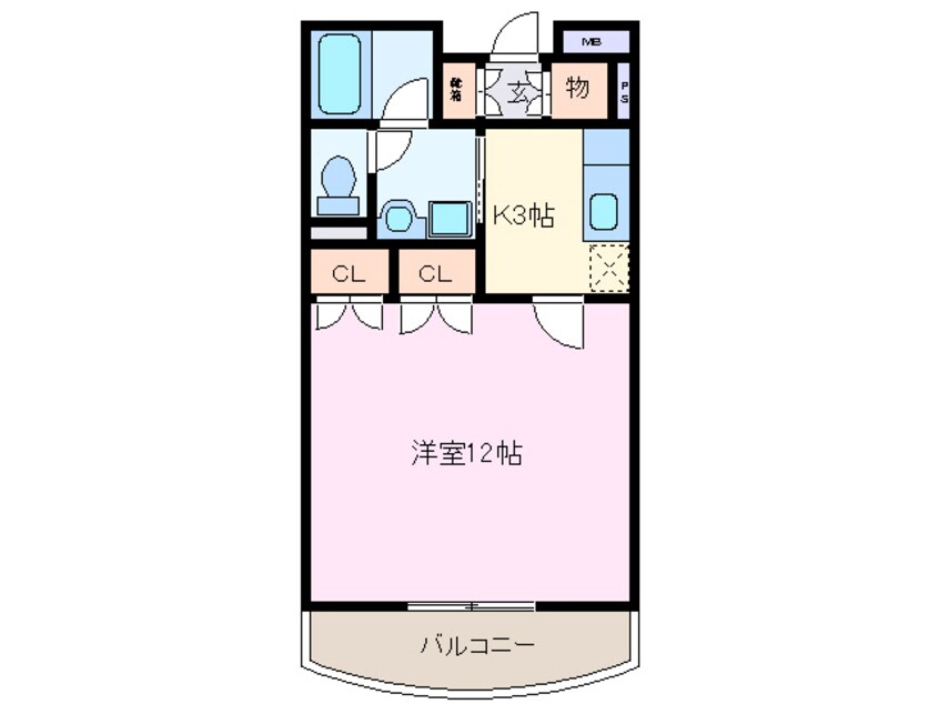 間取図 エスティⅢ