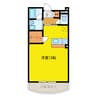 エスティⅢ 1Kの間取り