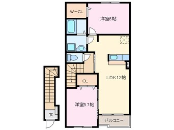 間取図 サンテラス・ミッチィーⅠ