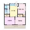 コーポ八幡 3DKの間取り