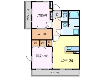 間取図 ルミエール栄