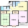 桜マンションⅠ　Ｂ棟 3LDKの間取り