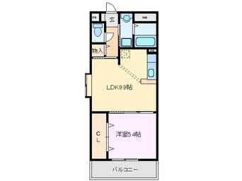 間取図 道伯ゴールドヒルズ　ローレル