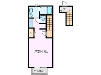 間取図 Ｍｉｌｋｙ　ｗａｙ(竹野)