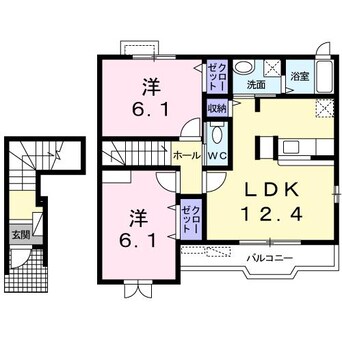 間取図 ウェルス　ガーデンⅠ