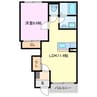 甫Ⅱ 1LDKの間取り