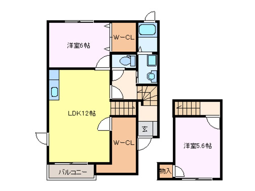 間取図 カーサ　ミーア