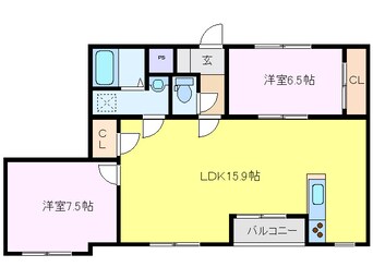 間取図 ウッドベルステージ