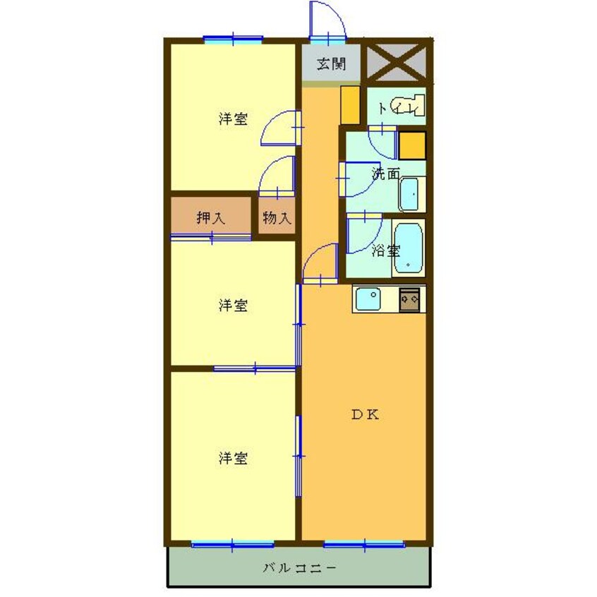 間取図 パークサイド鈴鹿