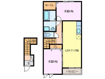 間取図 アルカンシェル