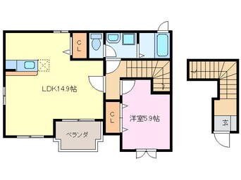 間取図 サンビレッジ　伊倉Ⅰ