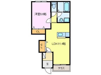 間取図 グレイスビラ・桜島
