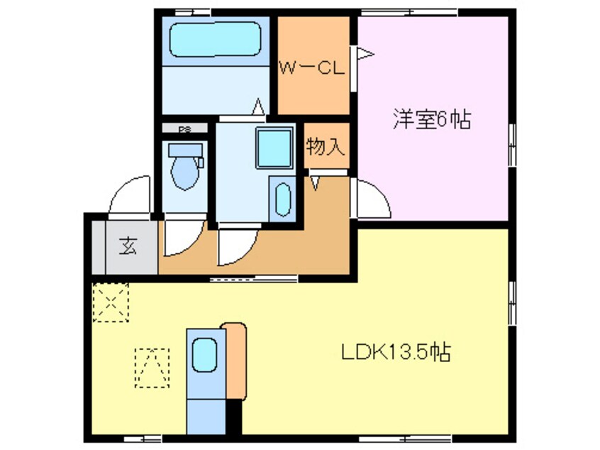 間取図 シダーフィールドＡ棟