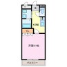 Ｅｌｅｇａｎｔ　ｈｏｕｓｅ　桜 1Kの間取り