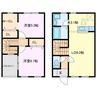 ファウンテンⅠ 2LDKの間取り