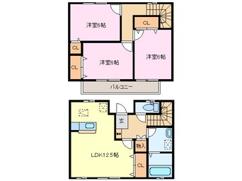 間取図 メゾンソレイユ