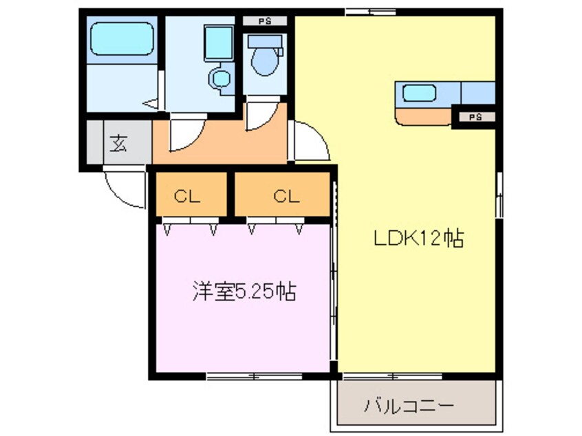 間取図 ベルポートⅡ