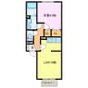 Villageさくら 1LDKの間取り