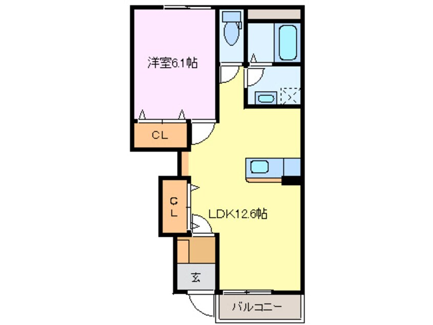 間取図 エスペランサ(長太)