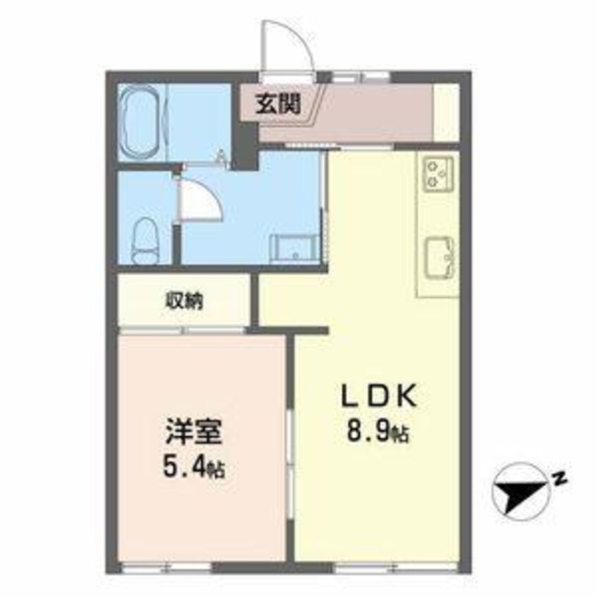 間取図 ファミール５１　A