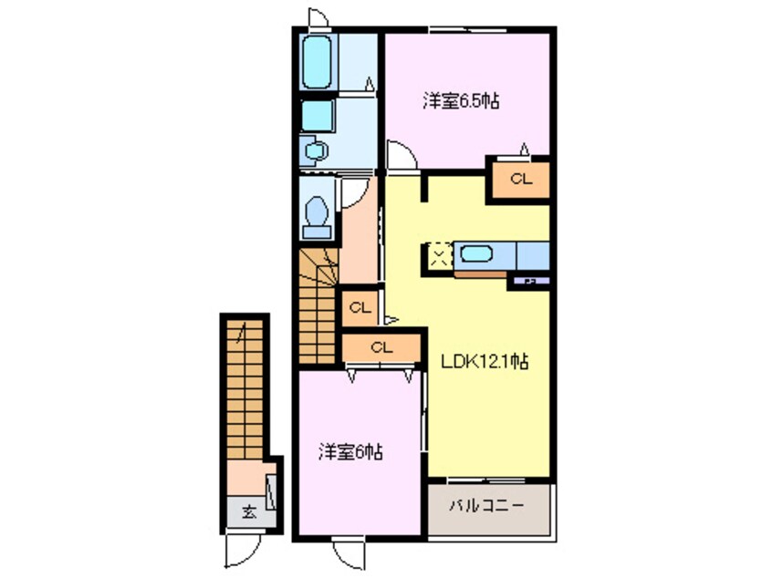 間取図 ランドマーク　２０１１　Ａ