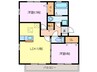 キセギシロエⅡ 2LDKの間取り