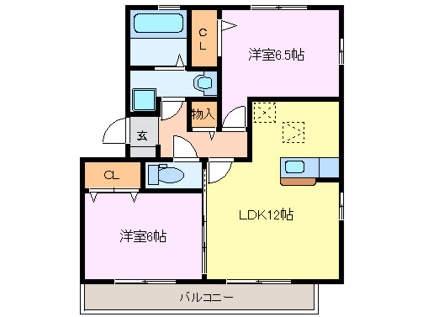 間取図 キセギシロエⅡ