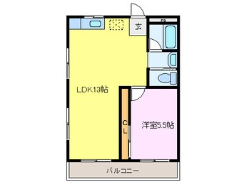 間取図 ドエル本郷