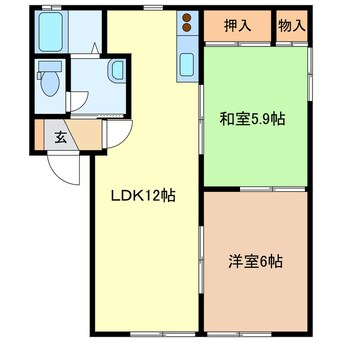 間取図 ベイサージュ玉垣