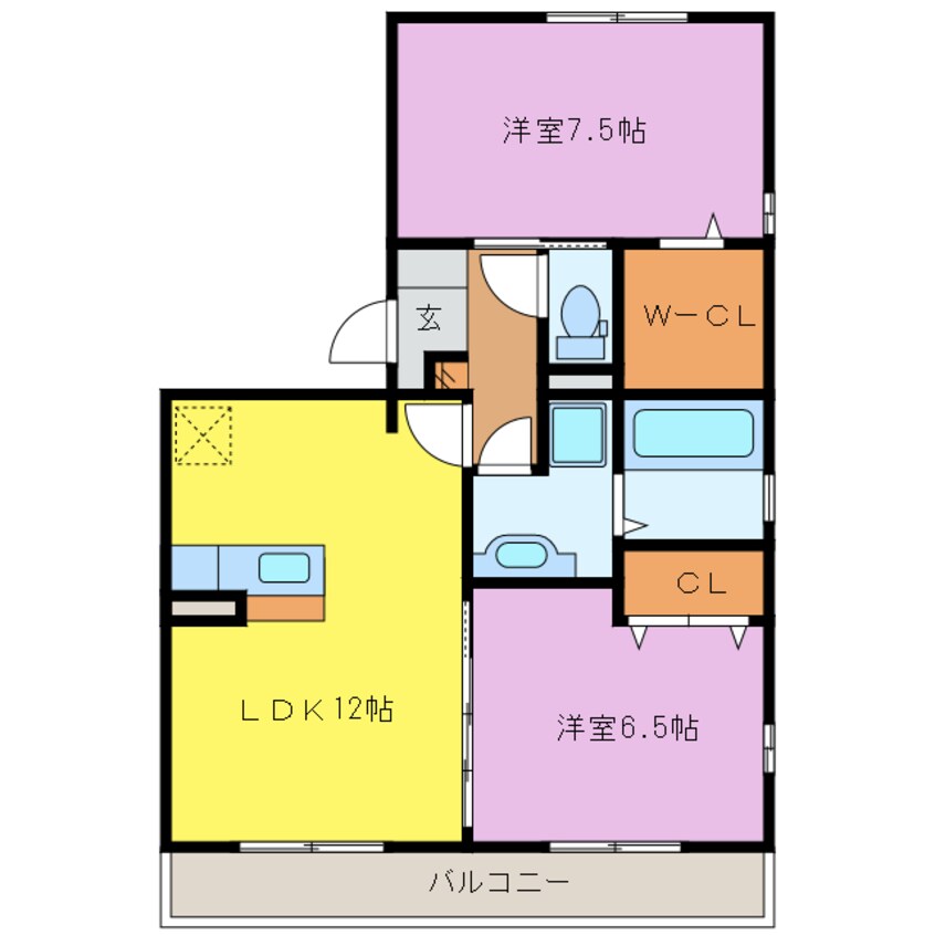 間取図 モンテマノワール