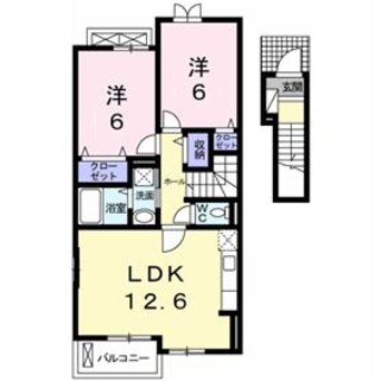 間取図 ブリリアント寺家ⅡＢ