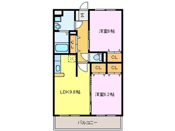 間取図 ショコラブラン