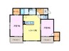 ブルーム 2LDKの間取り