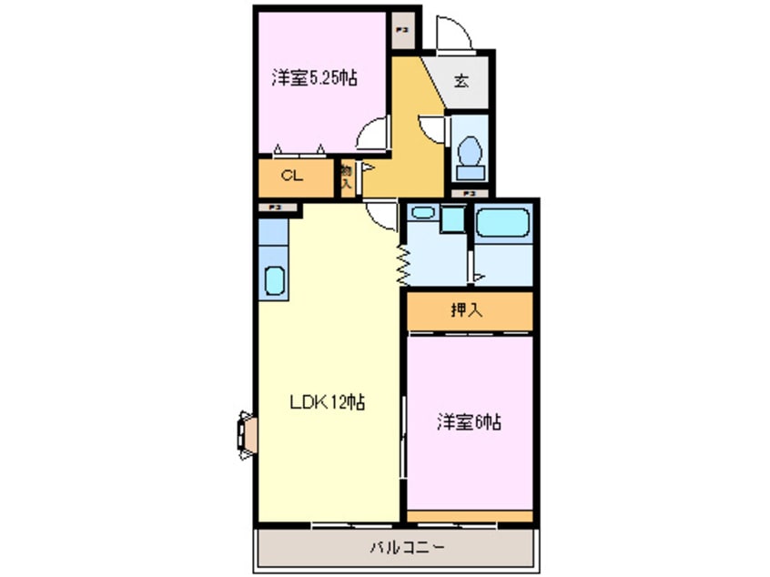 間取図 メルベーユM