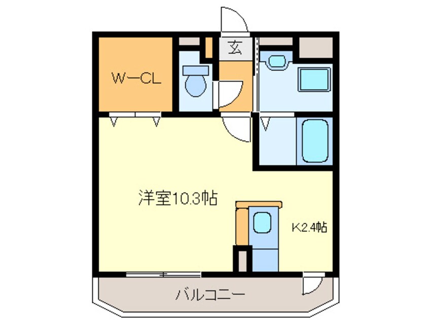 間取図 ルアージュショコラ