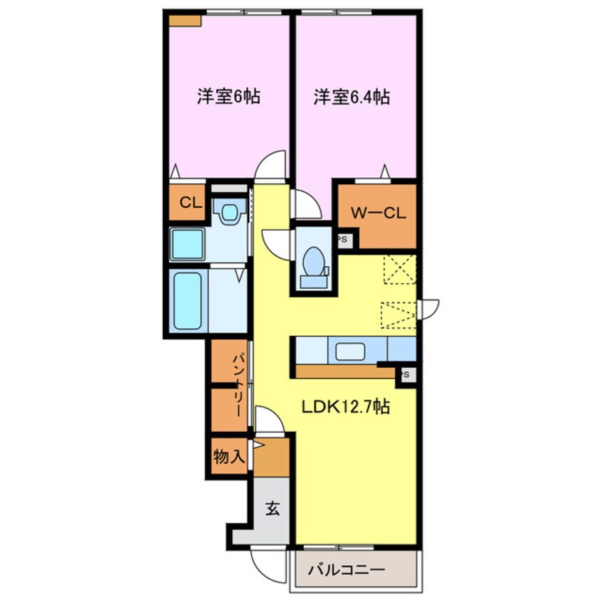 間取図 ランドマーク88　Ｃ棟