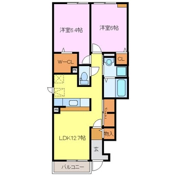 間取図 ランドマーク88　Ｃ棟