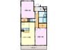 Ferio Casa 2LDKの間取り