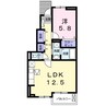ラグレイト南風　Ｂ棟 1LDKの間取り