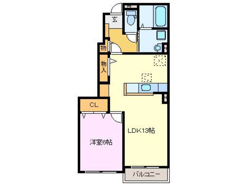 間取図 Ｓｕｎｎｙ　たまがき