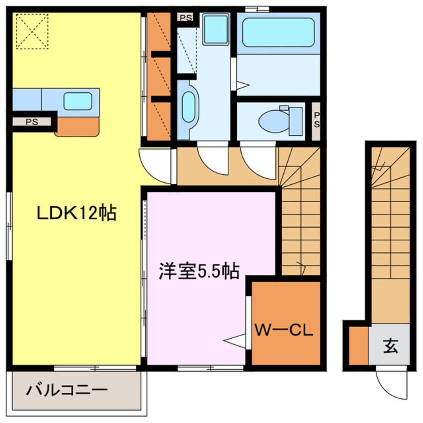 間取図 グランディールD棟