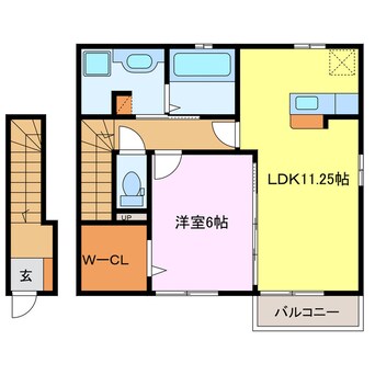 間取図 グランディールA棟