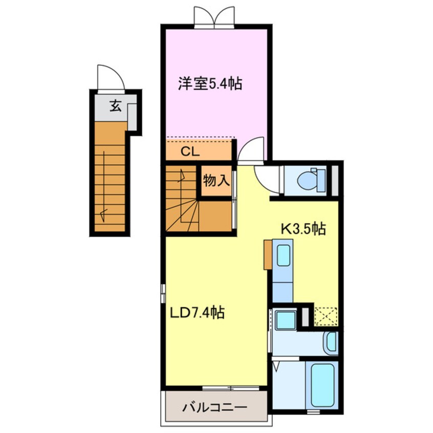 間取図 フルーリール