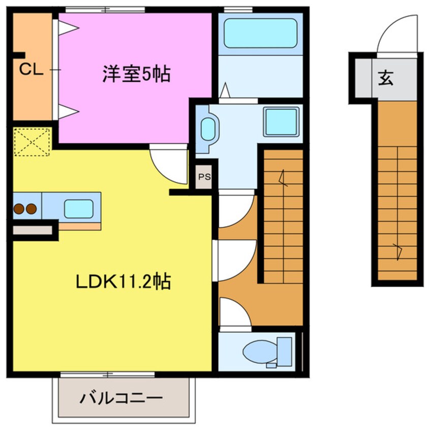 間取図 アルバグランデ西条A棟