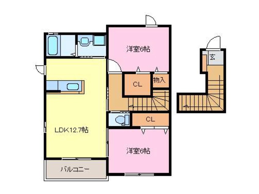 間取図 ハーバーサイド