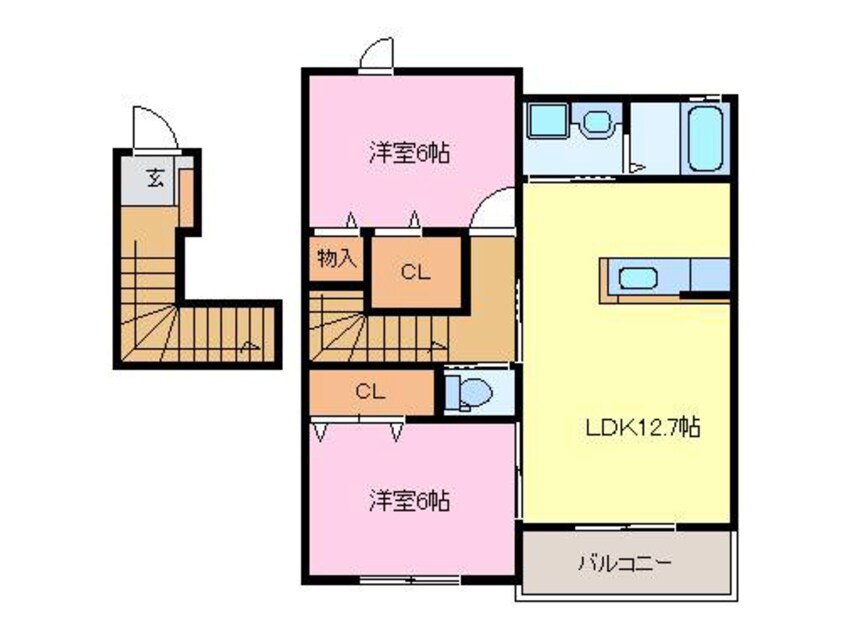 間取図 ハーバーサイド