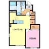 ノーヴァ　ワイ　Ⅰ 1LDKの間取り