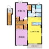 ノーヴァ　ワイ　Ⅰ 2LDKの間取り