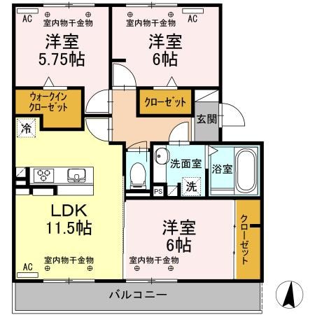 間取り図 エミネンス　Ａ棟